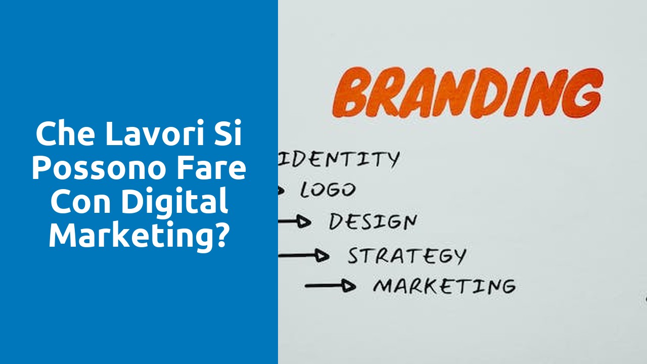 Che lavori si possono fare con digital marketing?